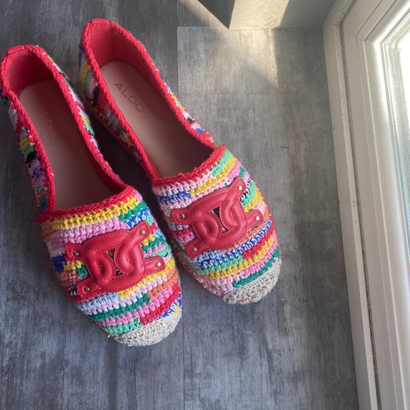 Aldo Colorful Flat Espadrilles - Picture 1 of 3